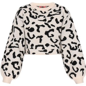 myMo ROCKS Trui  zwart / wolwit