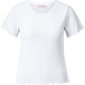 T-shirt - Pearl White - Met Golvende Zoom - Zonder Sluiting