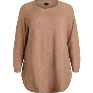 Zizzi Sweatshirt  bruin