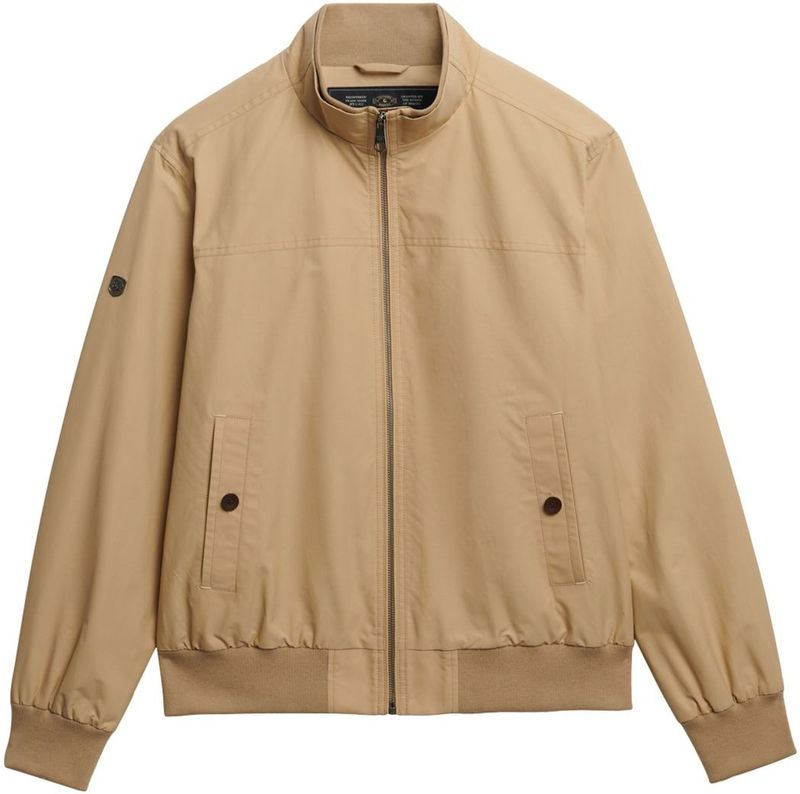 Superdry - Modern Sports Jacket - Beige - Heren - Casual Pasvorm