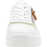 Sneakers - Color-Blocking - Leer - Uitneembare Zool - Ritssluiting