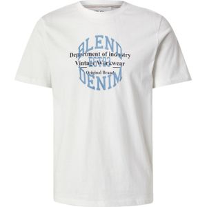 BLEND Shirt 'BHKILIAN'  royal blue/koningsblauw / zwart / wit