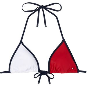 TOMMY HILFIGER - Bikinitop - Kleurblokken - Halter - V-hals