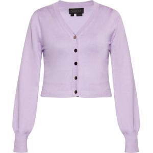 NAEMI Gebreid vest  lavendel