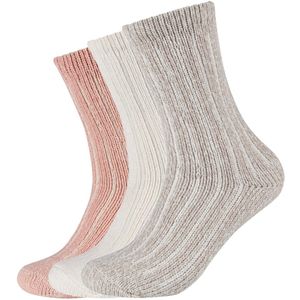 s.Oliver Sokken 'Hygge'  lichtroze / wit / wit gemêleerd