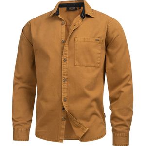 Indicode - INBroidy - Langarmhemd - 100% Katoen - Rubber - Regular Fit