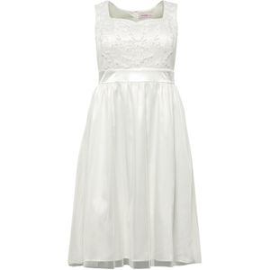 SHEEGO Cocktailjurk  offwhite