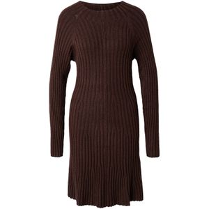Peppercorn Gebreide jurk 'Anna'  chocoladebruin
