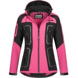 Arctic Seven - Dames Softshell Jas - Pink-Black - Wind- en Waterafstotend