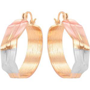 faina Oorbellen  rose-goud / rosé / zilver