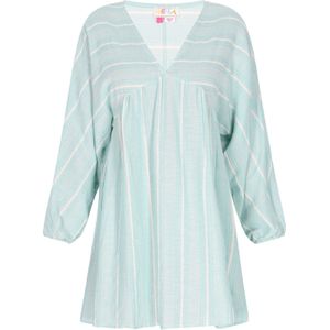 IZIA Jurk  turquoise / mintgroen / wit
