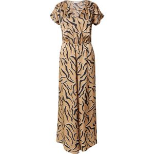 PULZ Jeans Jurk 'ALISA'  lichtbruin / zwart