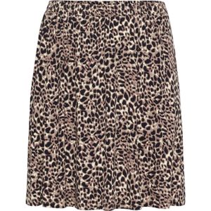 KAFFE CURVE Rok  beige / bruin / zwart / wit