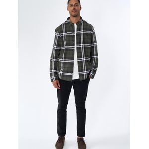 Legends Overhemd 'Humphrey Flannel check shirt - Duffel Bag'  bordeaux