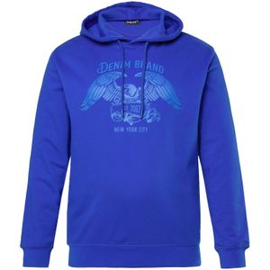 Men Plus Sweatshirt  kobaltblauw