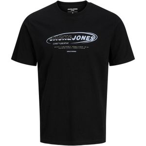 JACK & JONES Shirt  lichtblauw / zwart / wit