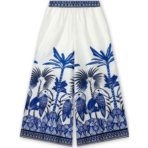 Gisela Pyjamabroek  marine / wit