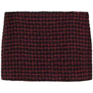 MANGO Rok 'Kat'  robijnrood / zwart