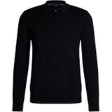 JOOP! - Dondor - Trui - Donkerblauw - Halve Rits - Polokraag