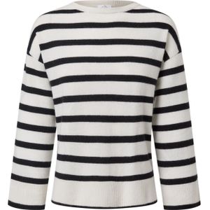 CASH-MERE.CH Trui  zwart / wit