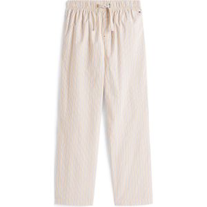TOMMY HILFIGER Pyjamabroek  beige / blauw / wit