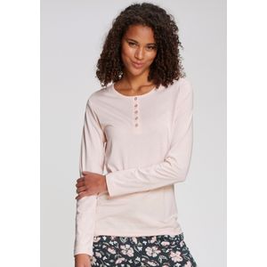 s.Oliver RED LABEL - Pyjama Top - Roze - Met Korte Knoopsluiting