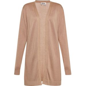 Sidona Gebreid vest  donkerbeige