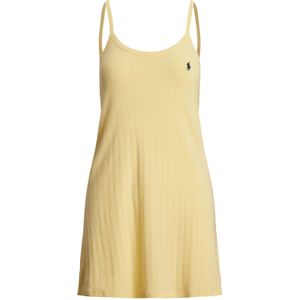 Polo Ralph Lauren Nachthemd ' Slip Dress - Polo Pointelle '  geel