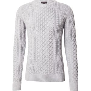 Indicode - Belinski - Trui - Lichtgrijs - Ronde Hals - Lange Mouwen
