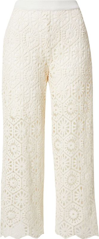 Smith&Soul - Capri Broeken - Crème - 7/8 Lengte - Wide Leg - Mid Waist
