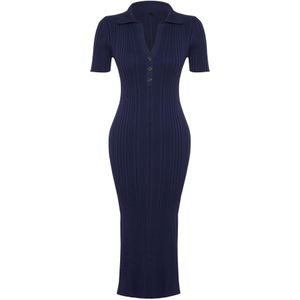 Trendyol Gebreide jurk  indigo