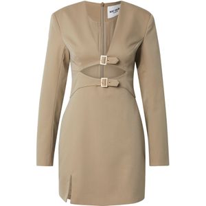 noar studios Jurk  donkerbeige