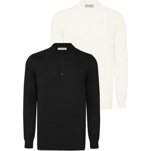 Felix Hardy Trui  zwart / wit