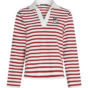 Karl Lagerfeld Shirt  rood / wit