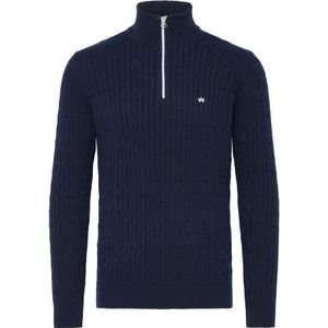 Kronstadt Trui ' KSCall half zip '  donkerblauw