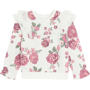 Cool Club Sweatshirt  pastelgroen / magenta / oudroze / wit