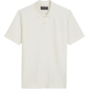 Marc O'Polo - Shirt - Wit - Jersey - Kwartmouw