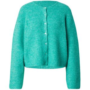 EDITED Gebreid vest 'Iliana'  turquoise