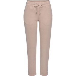 Sportbroek - Beige - Loungewear - Logoborduursel - Koordsluiting