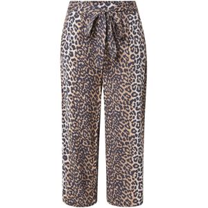 ONLY Bandplooibroek 'ONLNOVA'  beige / bruin / zwart