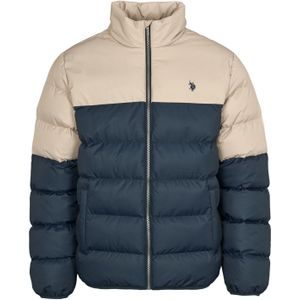 U.S. POLO ASSN. Tussenjas 'Aleks'  beige / blauw