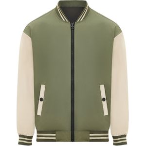 Mozzaar Tussenjas  beige / olijfgroen