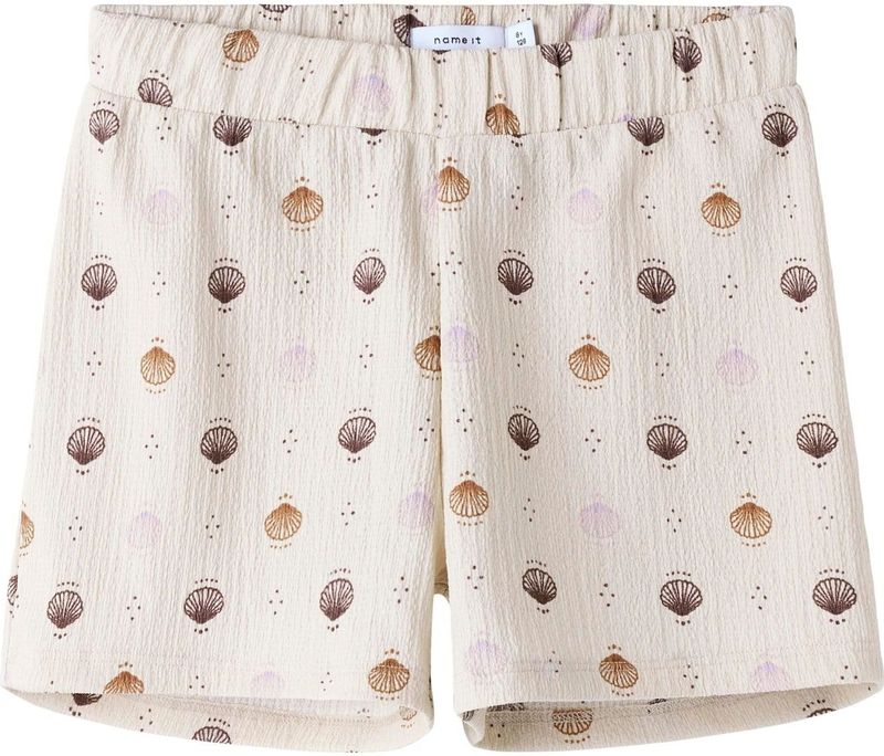 Korte broeken - Regular Fit Shorts - Geweven stof - All-over print - Elastische taille