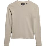 Superdry - Essential Logo Gd Rib - T-shirt - Lange Mouwen