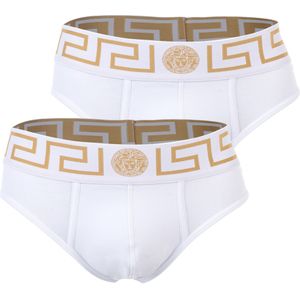 VERSACE Slip  goud / wit