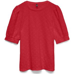 Vmflower - Top - O-hals - Korte Mouwen - Regular Fit