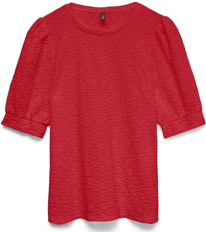 Vmflower - Top - O-hals - Korte Mouwen - Regular Fit