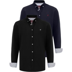 Williot Overhemd  navy / rood / zwart / wit