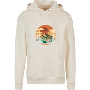 F4NT4STIC Sweatshirt 'Sonnenuntergang Berglandschaft'  sand / bruin / groen