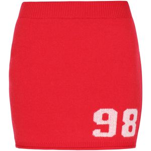 MYMO Rok  rood / wit